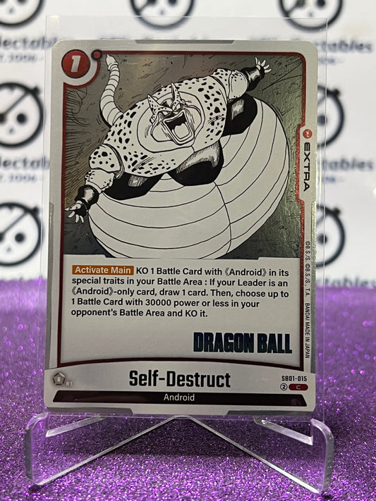 2025 DRAGON BALL SUPER MANGA BOOSTER SELF-DESTRUCT # SB01-015 C FOIL CARD