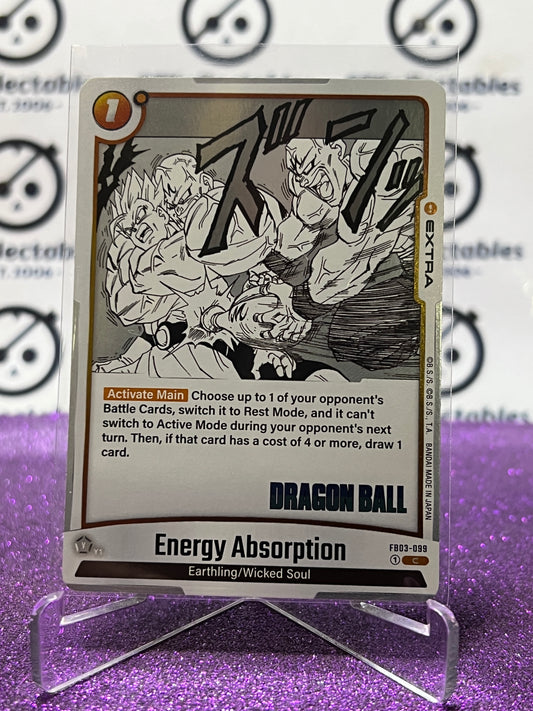 2025 DRAGON BALL SUPER MANGA BOOSTER ENERGY ABSORPTION # FB03-099 C FOIL CARD