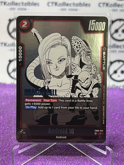 2025 DRAGON BALL SUPER MANGA BOOSTER ANDROID 18 # FB06-014 C FOIL CARD