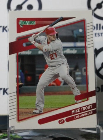 2021 PANINI DONRUSS MIKE TROUT # 170  LOS ANGELES  BASEBALL