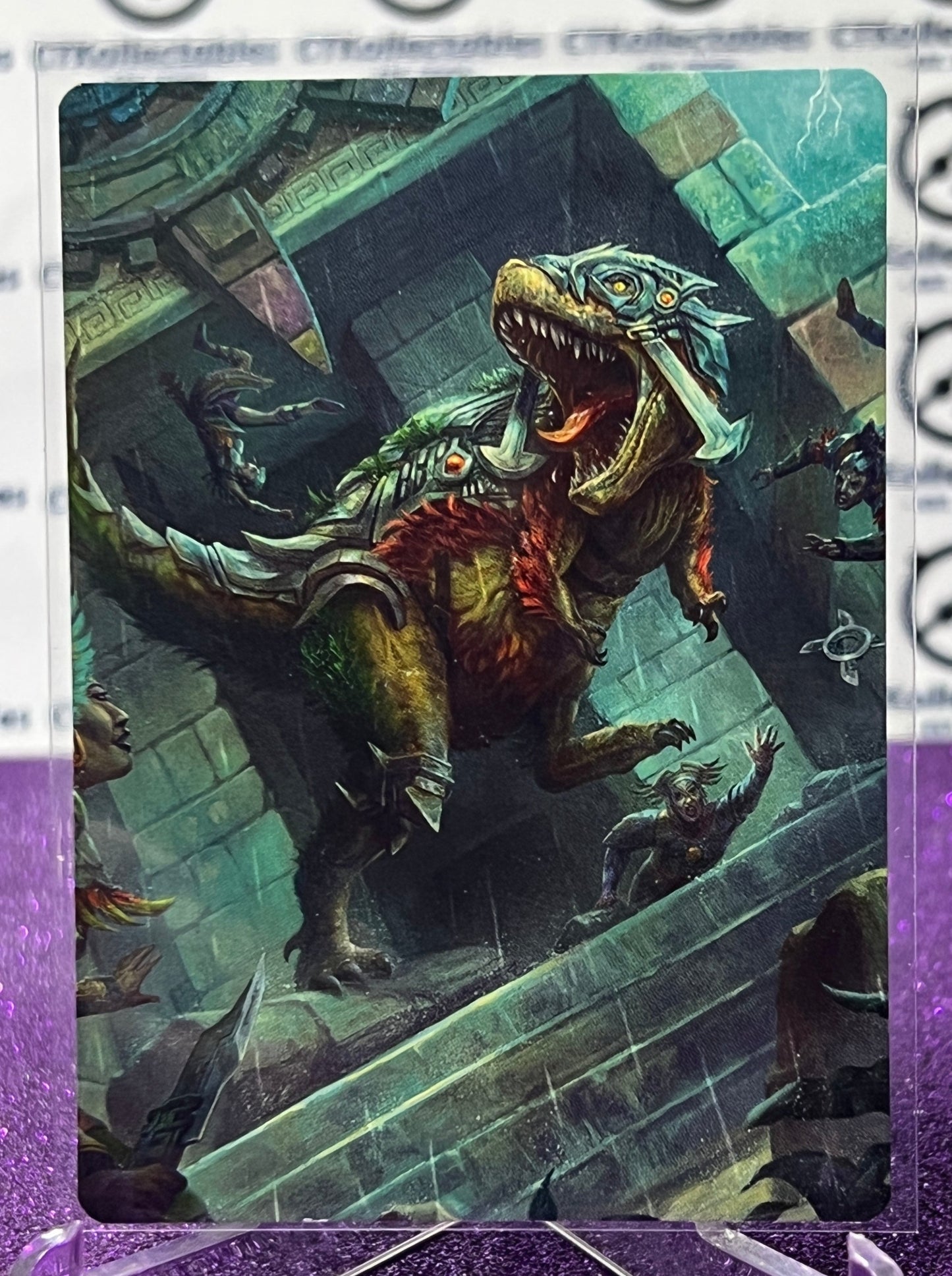 2023 MAGIC THE GATHERING THE LOST CAVERNS OF IXALAN ART SERIES # 66/81  CARNAGE TYRANT CARD