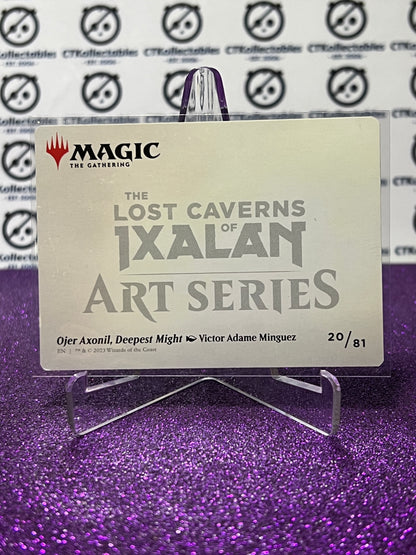 2023 MAGIC THE GATHERING THE LOST CAVERNS OF IXALAN ART SERIES # 20/81  OJER AXONIL, DEEPEST MIGHT CARD