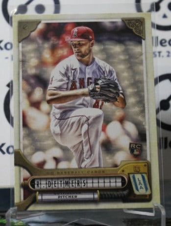 2022 TOPPS GYPSY QUEEN REID DETMERS # 198 ROOKIE LOS ANGELES ANGELS BASEBALL