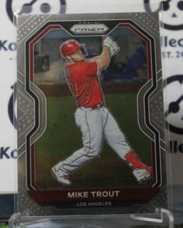 2021 PANINI PRIZM MIKE TROUT # 173 LOS ANGELES ANGELS BASEBALL