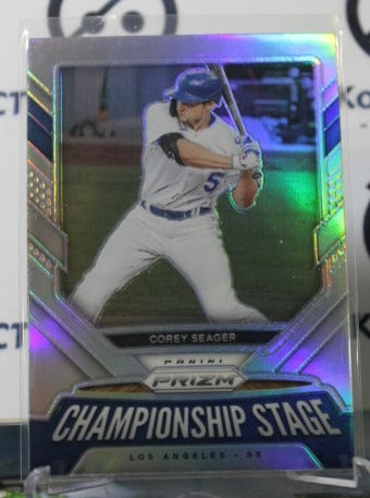 2021 PANINI PRIZM COREY SEAGER # CS3 SILVER PRIZM LOS ANGELES DODGERS BASEBALL