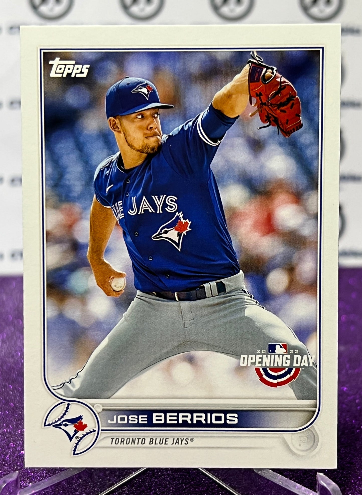 2022 TOPPS OPENING DAY JOSE BERRIOS # 69 TORONTO BLUE JAYS BASEBALL