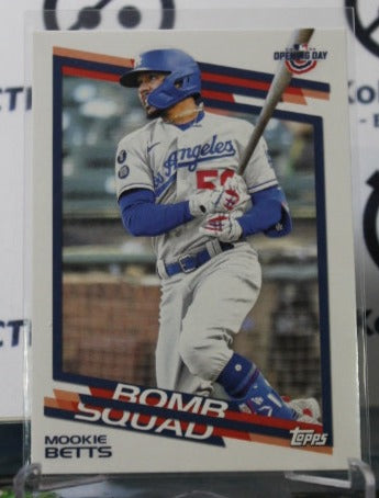 2022 TOPPS OPENING DAY MOOKIE BETTS # BS-18  LOS ANGELES DODGERS BASEBALL