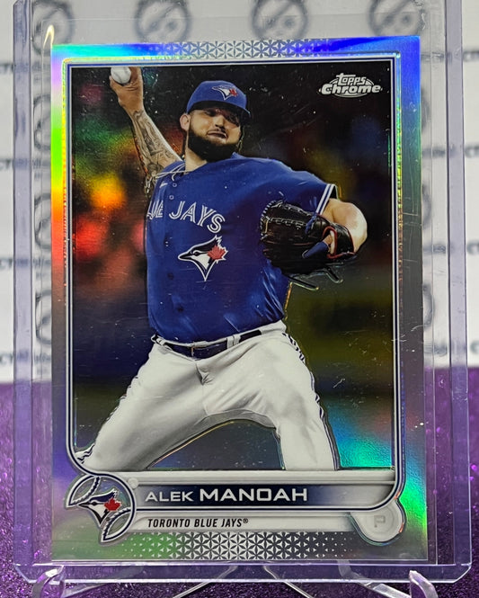 2022 TOPPS CHROME ALEK MANDAH # 36 SILVER TORONTO BLUE JAYS BASEBALL