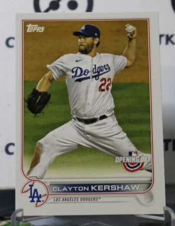 2022 TOPPS OPENING DAY CLAYTON KERSHAW # 15  LOS ANGELES DODGERS BASEBALL