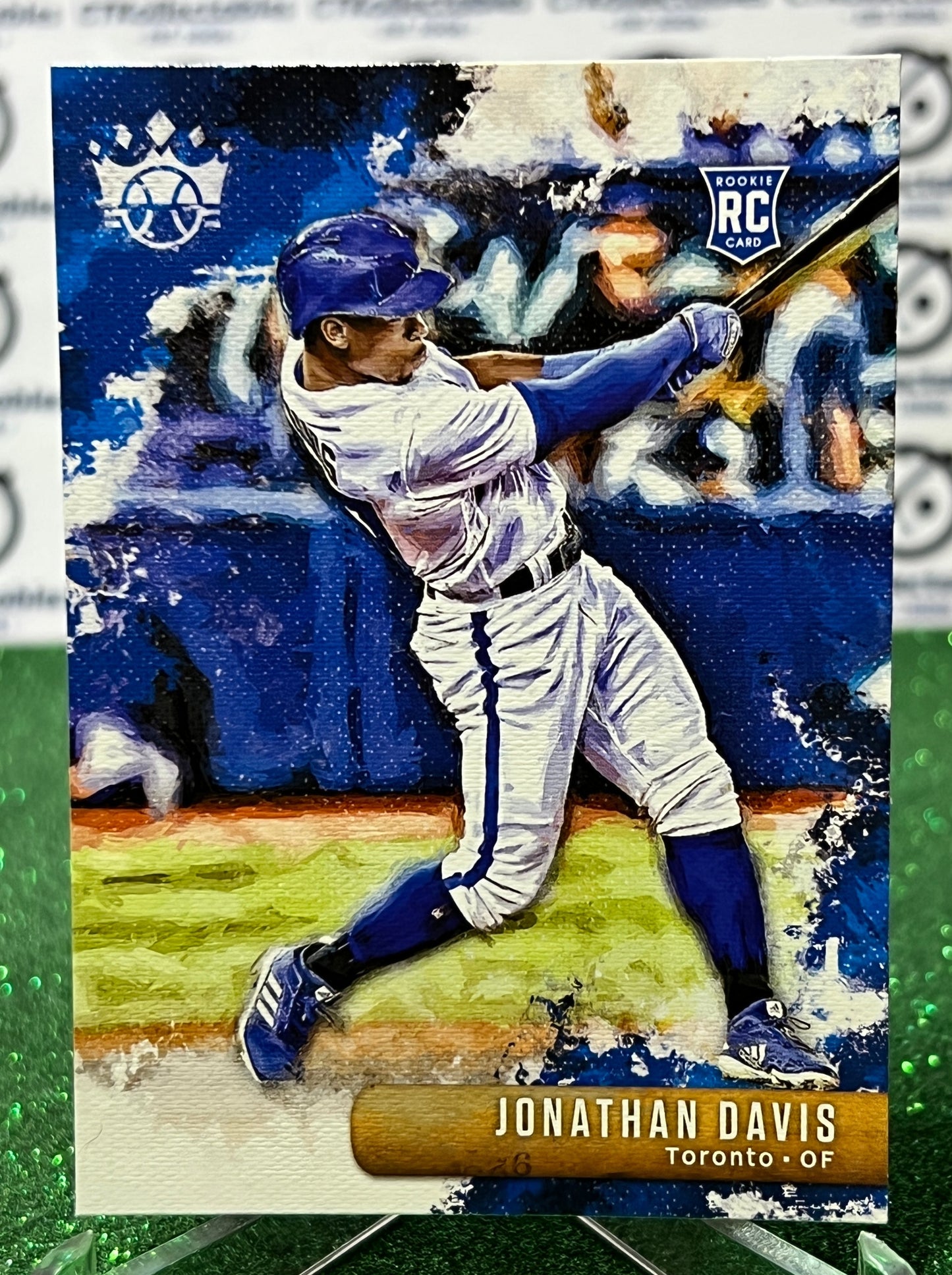 2019 PANINI DIAMOND KINGS JONATHAN DAVIS # 94 ROOKIE TORONTO BLUE JAYS BASEBALL