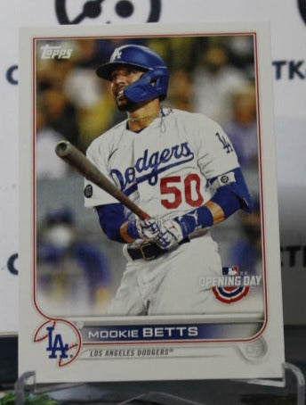 2022 TOPPS OPENING DAY MOOKIE BETTS # 200  LOS ANGELES DODGERS BASEBALL