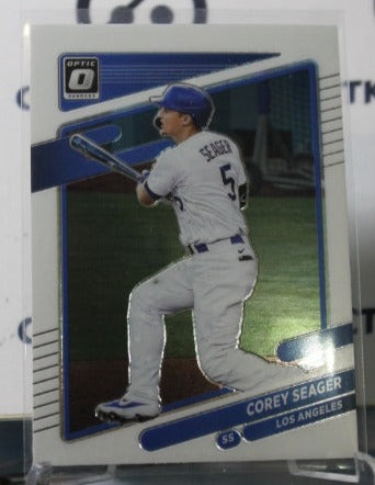 2021 PANINI DONRUSS OPTIC COREY SEAGER # 134  LOS ANGELES DODGERS BASEBALL