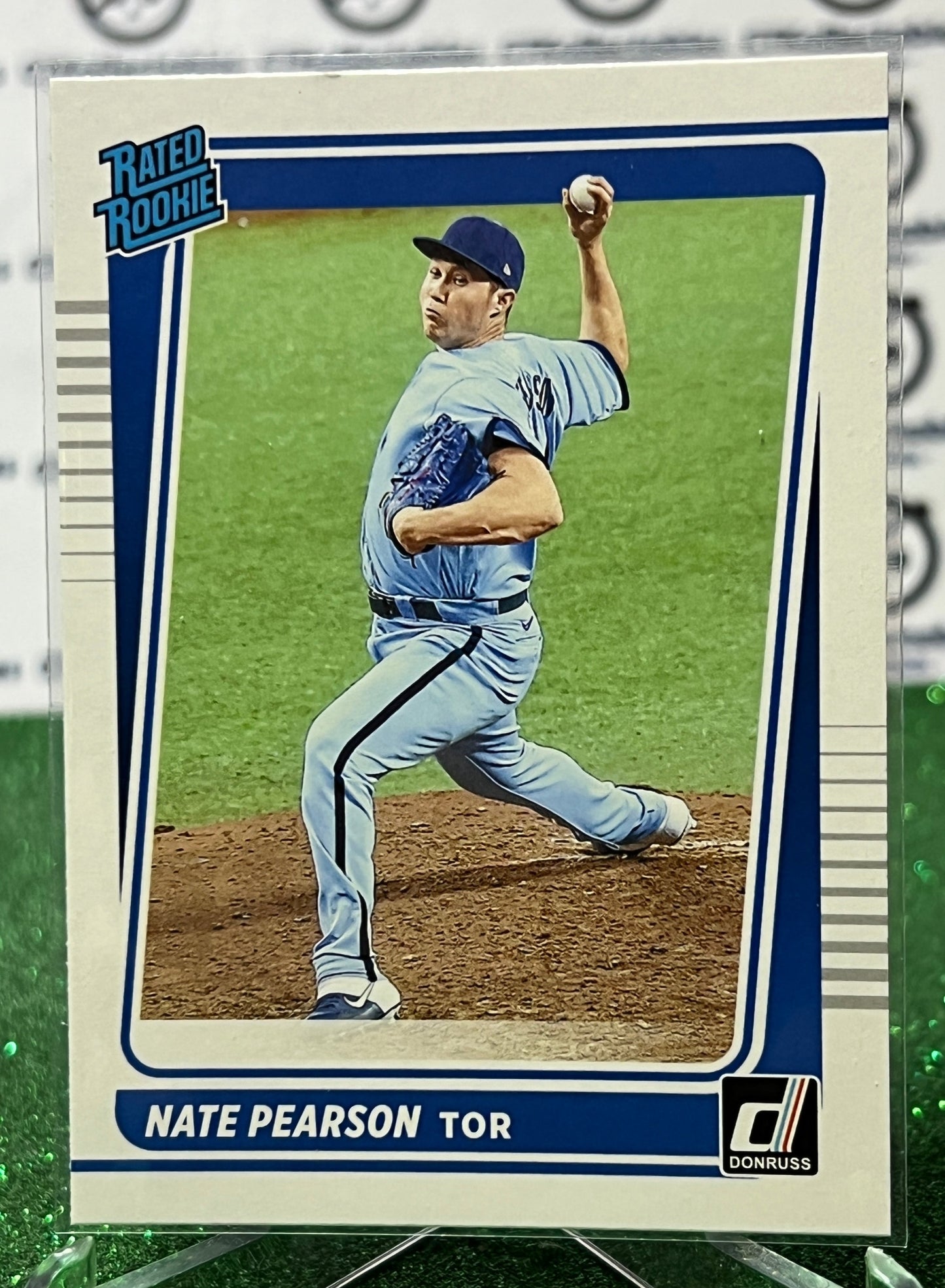 2021 PANINI DONRUSS NATE PEARSON # 38 RATED ROOKIE TORONTO BLUE JAYS BASEBALL