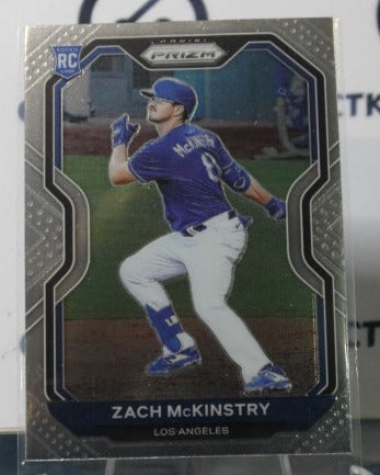 2021 PANINI PRIZM ZACH MCKINSTRY # 92 ROOKIE  LOS ANGELES DODGERS BASEBALL