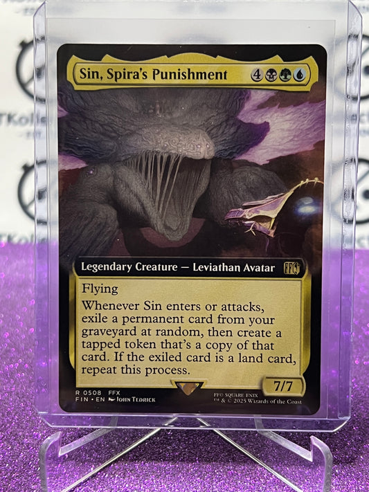 2025 MAGIC THE GATHERING FINAL FANTASY SIN, SPIRA'S PUNISHMENT # R 0508 RARE NON-FOIL CREATURE CARD