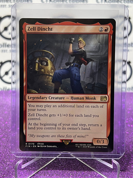 2025 MAGIC THE GATHERING FINAL FANTASY ZELL DINCHT # R 0170 RARE NON-FOIL CREATURE CARD