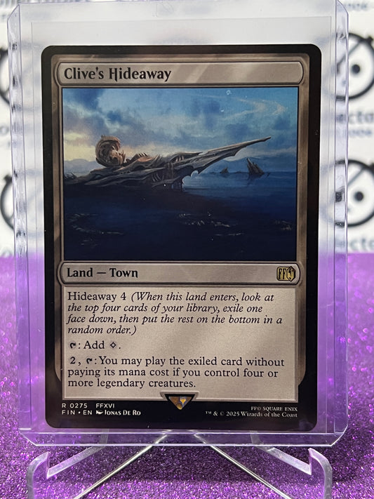 2025 MAGIC THE GATHERING FINAL FANTASY CLIVE'S HIDEAWAY # R 0275  NON-FOIL LAND CARD