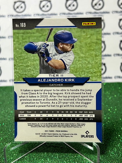 2021 PANINI PRIZM ALEJANDRO KIRK  # 169 ROOKIE TORONTO BLUE JAYS BASEBALL