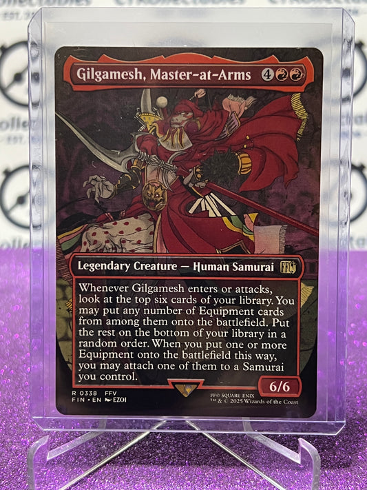 2025 MAGIC THE GATHERING FINAL FANTASY GILGAMESH, MASTER-AT-ARMS # R 0338 RARE NON-FOIL CREATURE CARD