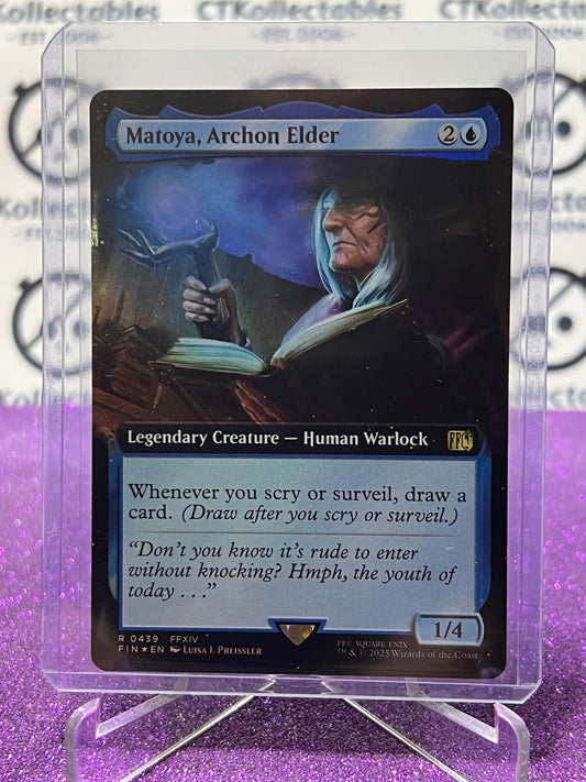 2025 MAGIC THE GATHERING FINAL FANTASY MATOYA, ARCHON ELDER # R 0439 RARE FOIL CREATURE CARD