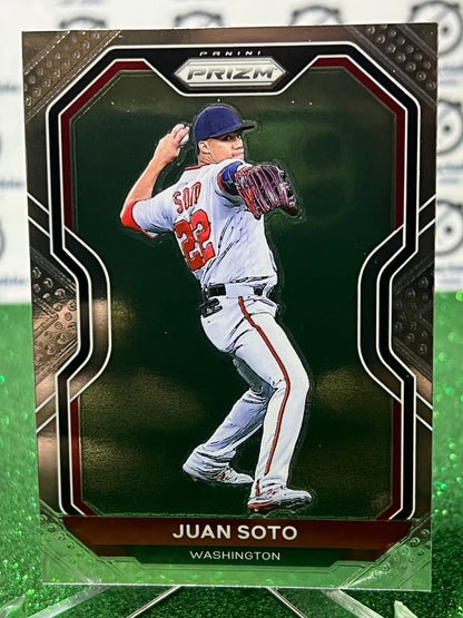 2021 PANINI PRIZM JUAN SOTO # 203 WASHINGTON NATIONALS BASEBALL CARD