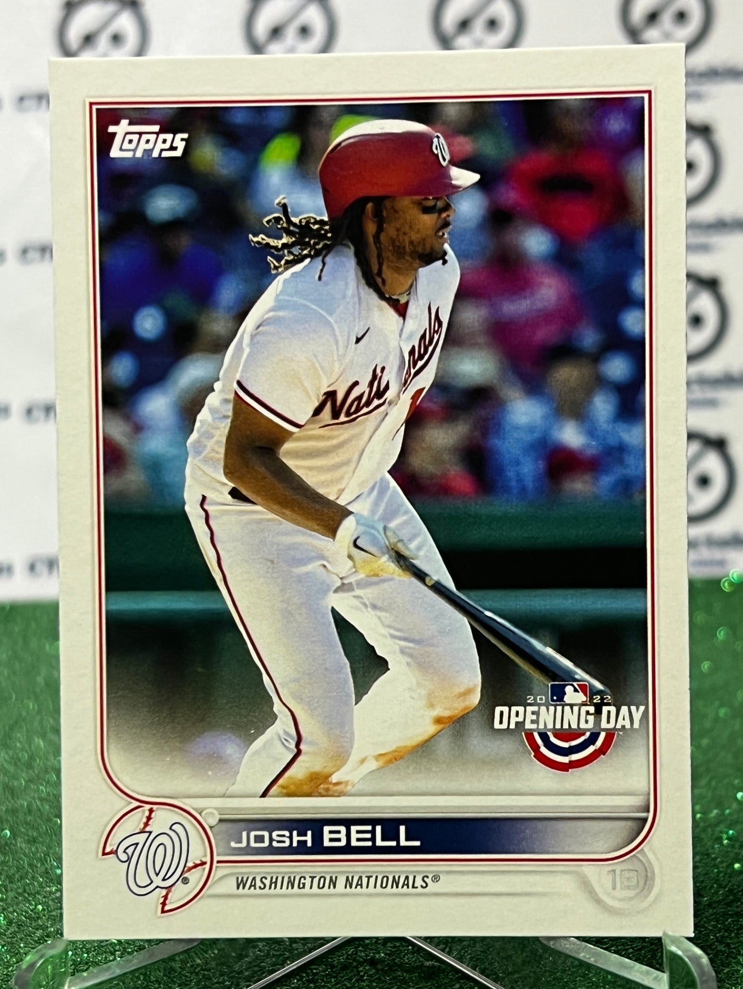 2022 TOPPS OPENING DAY JOSH BELL # 54 WASHINGTON NATIONALS BASEBALL CARD