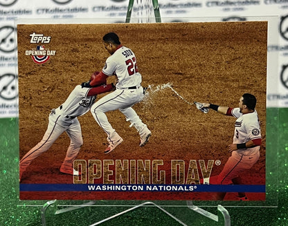 2022 TOPPS OPENING DAY  # OD-15 WASHINGTON NATIONALS BASEBALL CARD