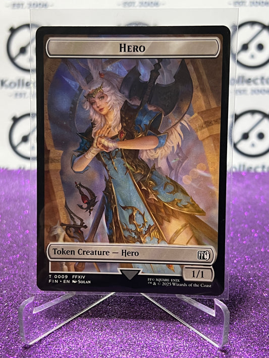 2025 MAGIC THE GATHERING FINAL FANTASY HERO / TREASURE # T 0009 / T 0023 TOKEN NON-FOIL CARD