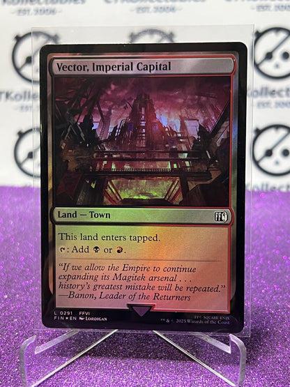 2025 MAGIC THE GATHERING FINAL FANTASY VECTOR, IMPERIAL CAPITAL # L 0291  LAND FOIL CARD