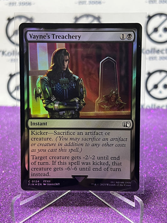 2025 MAGIC THE GATHERING FINAL FANTASY VAYNE'S TREACHERY # C 0124 COMMON INSTANT FOIL CARD