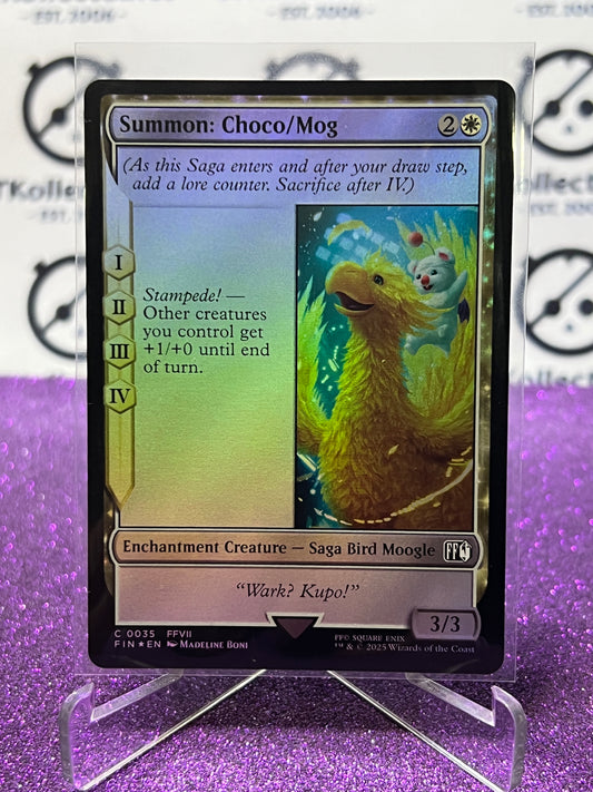 2025 MAGIC THE GATHERING FINAL FANTASY  SUMMON : CHOCO/MOG # C 0035 COMMON CREATURE FOIL CARD