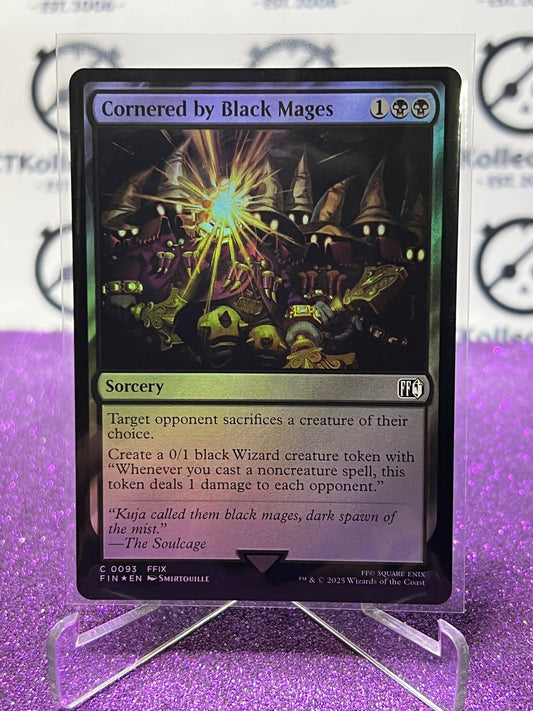 2025 MAGIC THE GATHERING FINAL FANTASY CORNERED BY BLACK MAGES # C 0093 COMMON SORCERY FOIL CARD