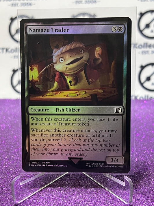 2025 MAGIC THE GATHERING FINAL FANTASY NAMAZU TRADER # C 0107 COMMON CREATURE FOIL CARD