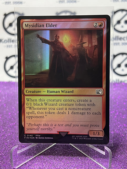 2025 MAGIC THE GATHERING FINAL FANTASY MYSIDIAN ELDER # C 0145 COMMON CREATURE FOIL CARD