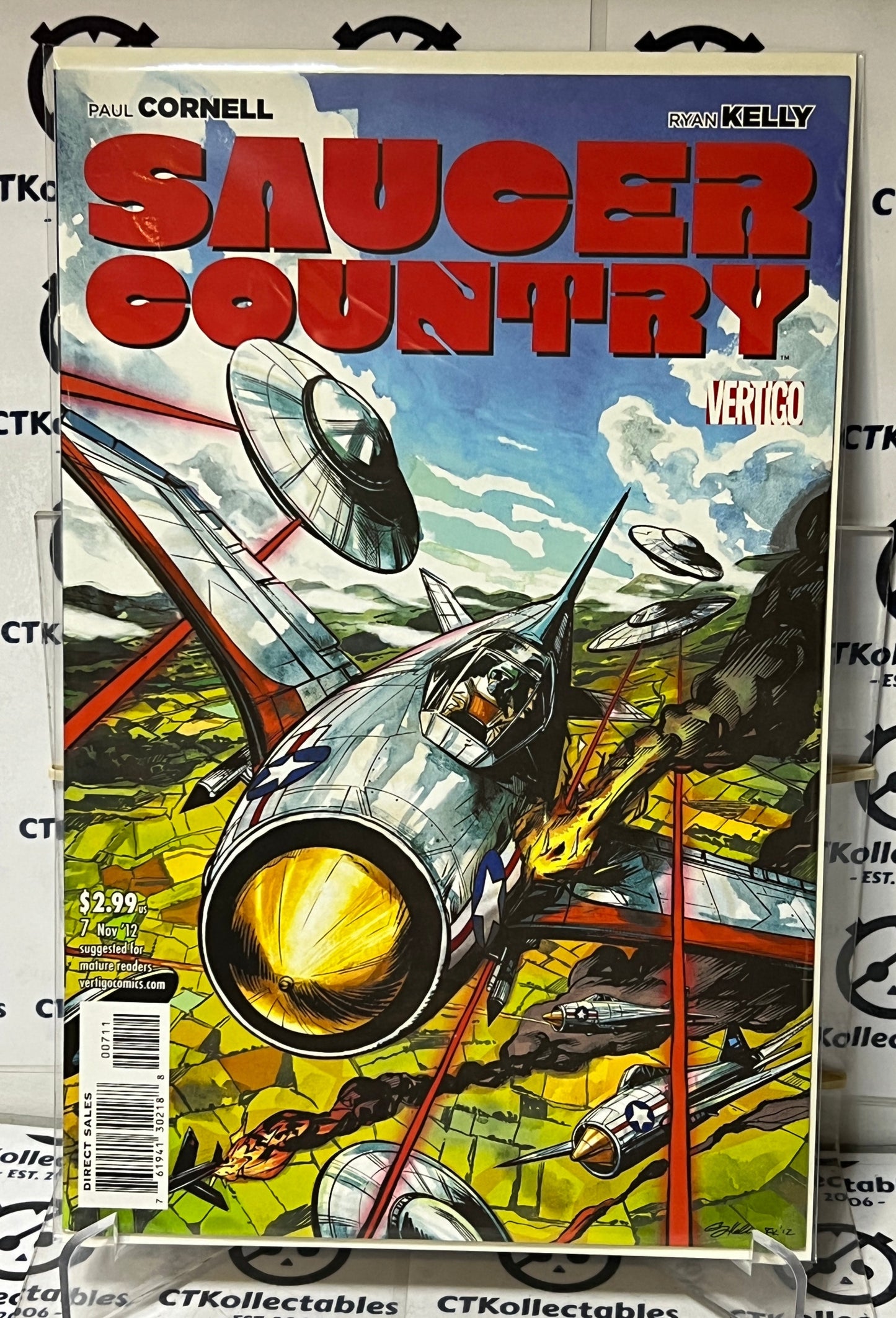 SAUCER COUNTRY # 7  VF/ NM COMIC BOOK DC/VERTIGO 2012