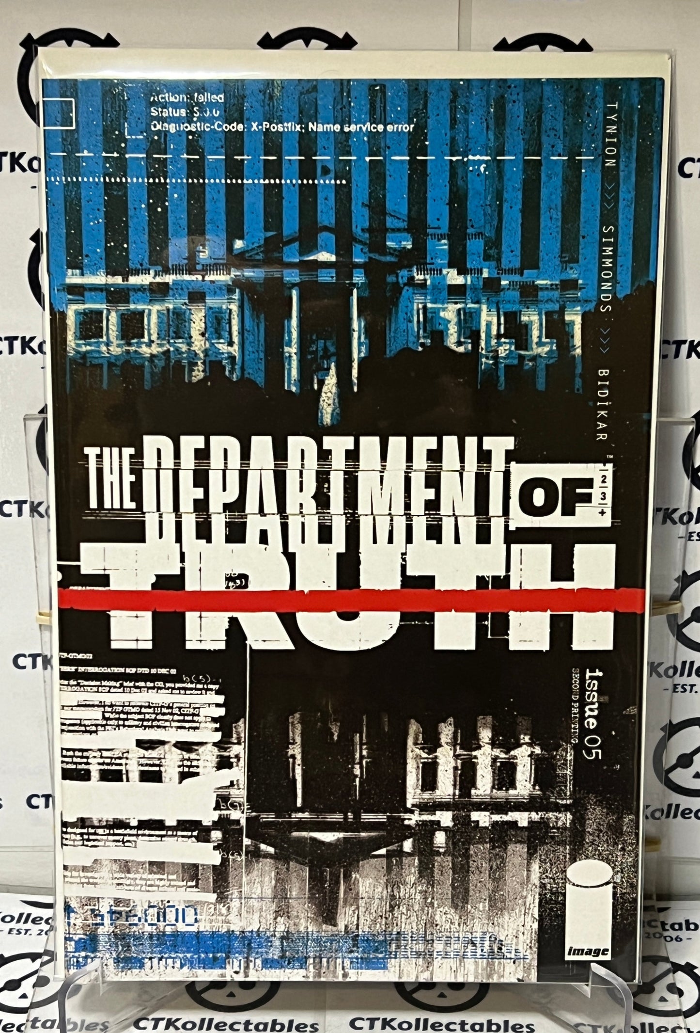 THE DEPARTMENT OF TRUTH # 5 IMAGE 2ND PRINTING  IMAGE COMIC BOOK  MATURE READERS 2021