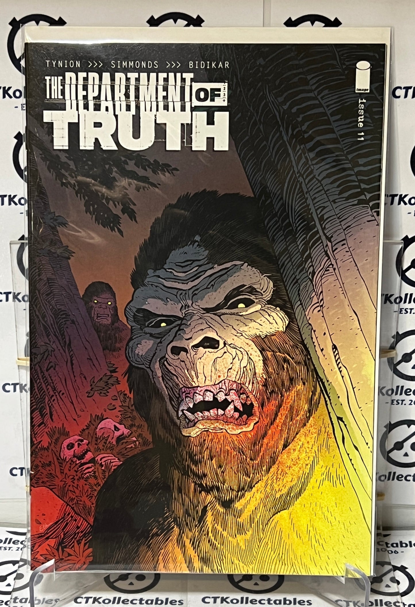 THE DEPARTMENT OF TRUTH # 11 IMAGE 1ST PRINTING VARIANT IMAGE COMIC BOOK  MATURE READERS 2021