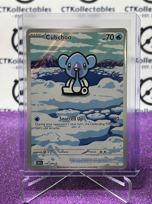 CUBCHOO RARE SCARLET & VIOLET BLACK BOLT #109/086* POKEMON CARD 2025