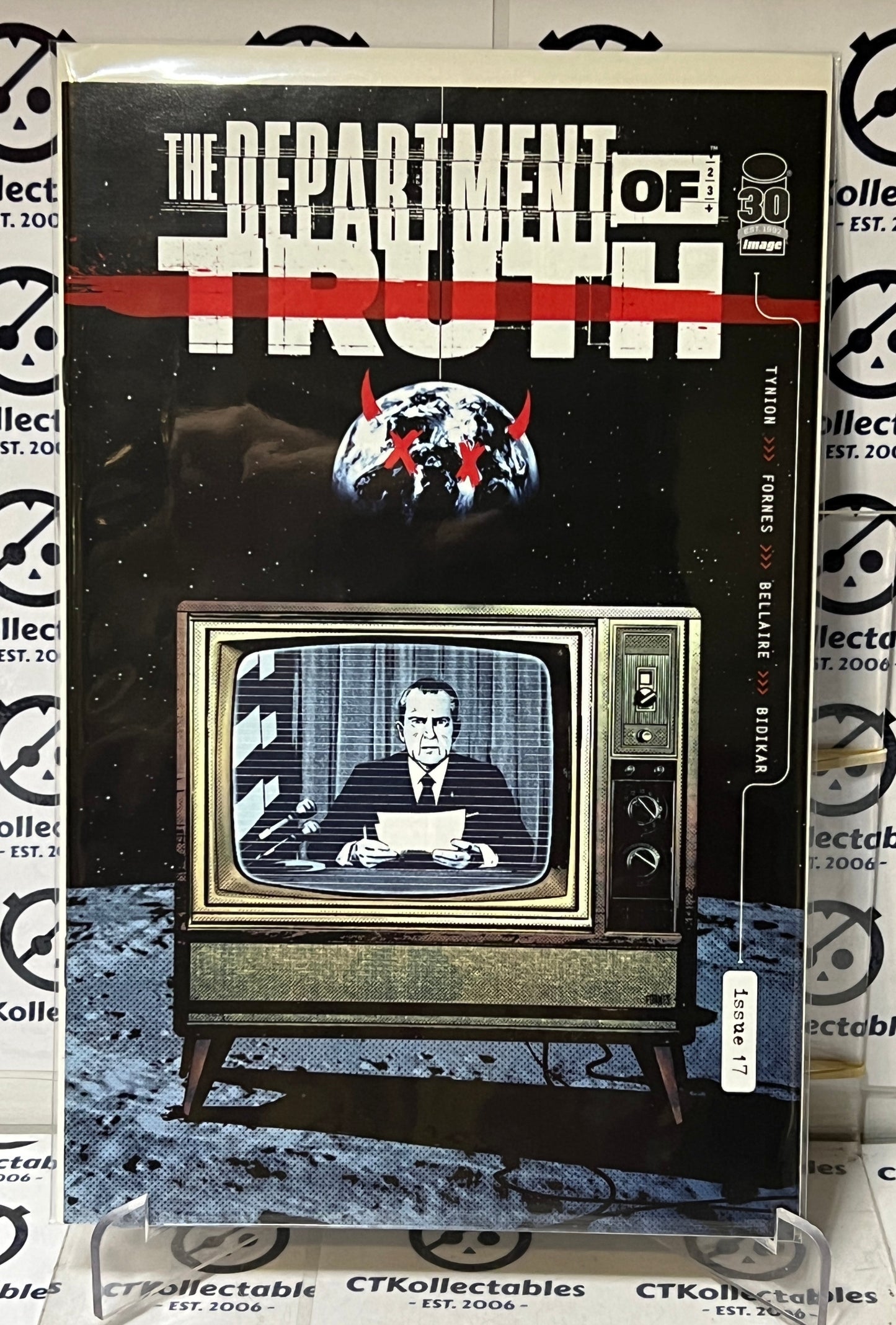 THE DEPARTMENT OF TRUTH # 17 IMAGE 1ST PRINTING VARIANT IMAGE COMIC BOOK  MATURE READERS 2022