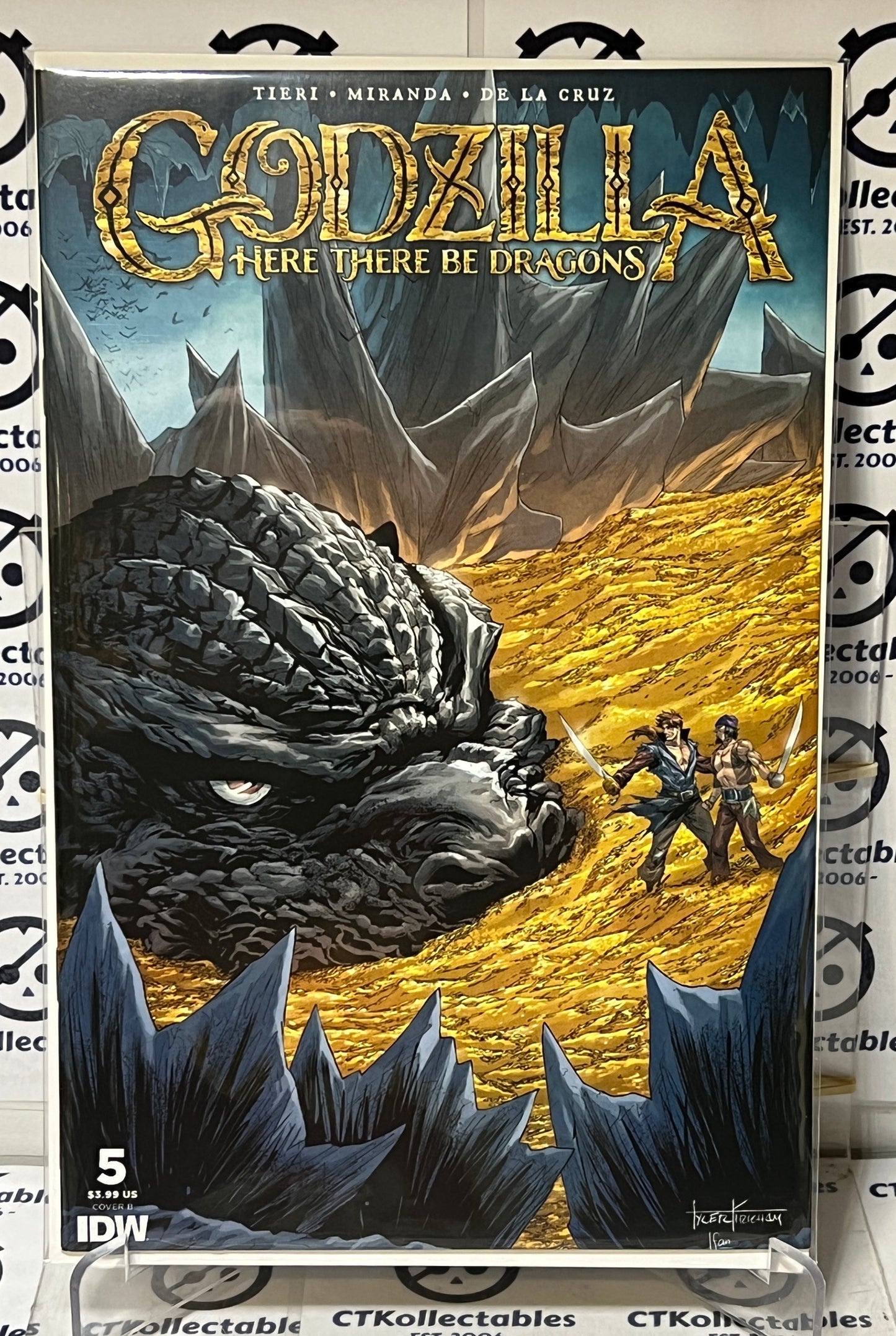 GODZILLA # 5 HERE THERE BE DRAGONS VARIANT IDW COMIC BOOK 2023