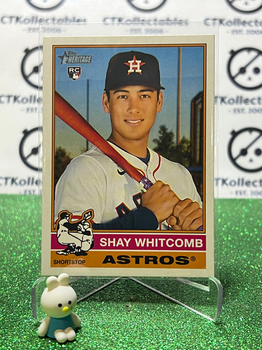 2025 TOPPS HERITAGE SHAY WHITCOMB # 362 ROOKIE HOUSTON ASTROS BASEBALL CARD