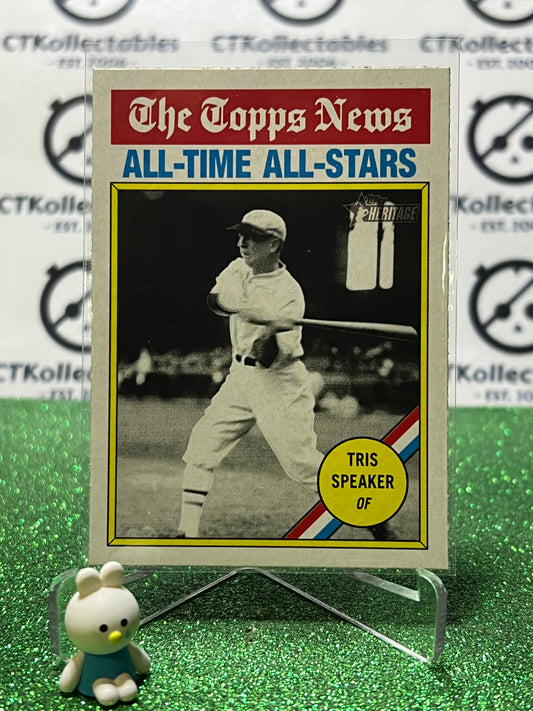 2025 TOPPS HERITAGE TRIS SPEAKER # 345 ALL-STARS OAKLAND ATHLETICS BASEBALL CARD