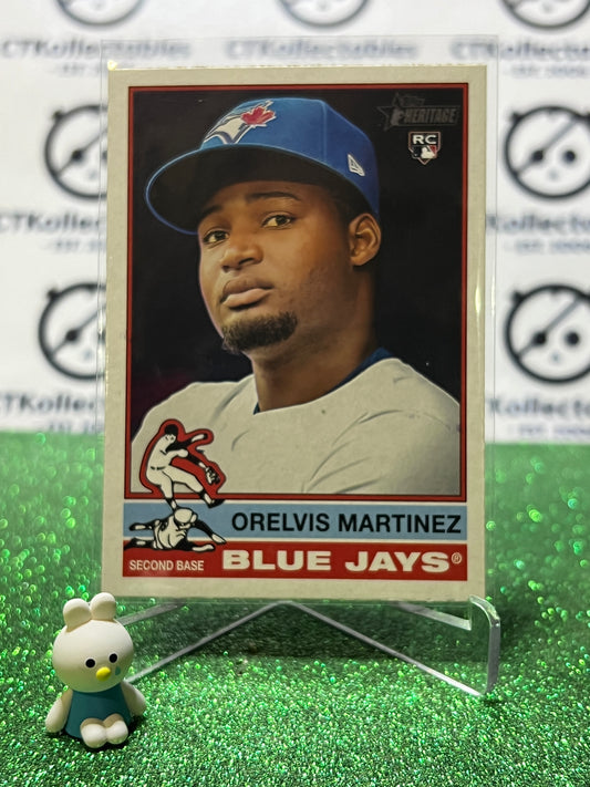2025 TOPPS HERITAGE ORELVIS MARTINEZ # 383 ROOKIE TORONTO BLUE JAYS BASEBALL CARD