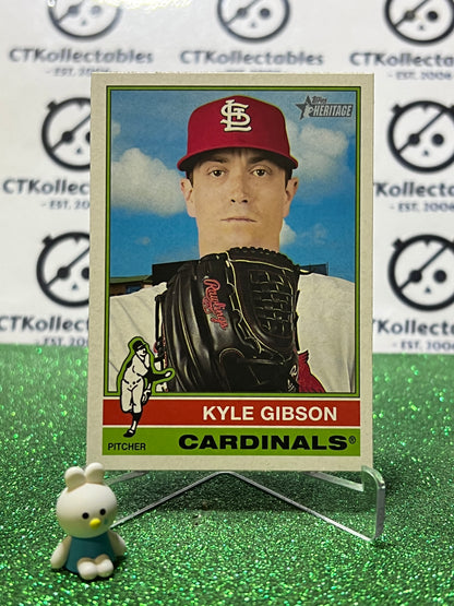 2025 TOPPS HERITAGE KYLE GIBSON # 141  ST. LOUIS CARDINALS BASEBALL CARD