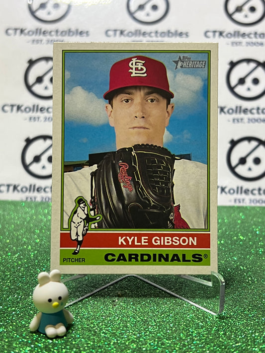 2025 TOPPS HERITAGE KYLE GIBSON # 141  ST. LOUIS CARDINALS BASEBALL CARD