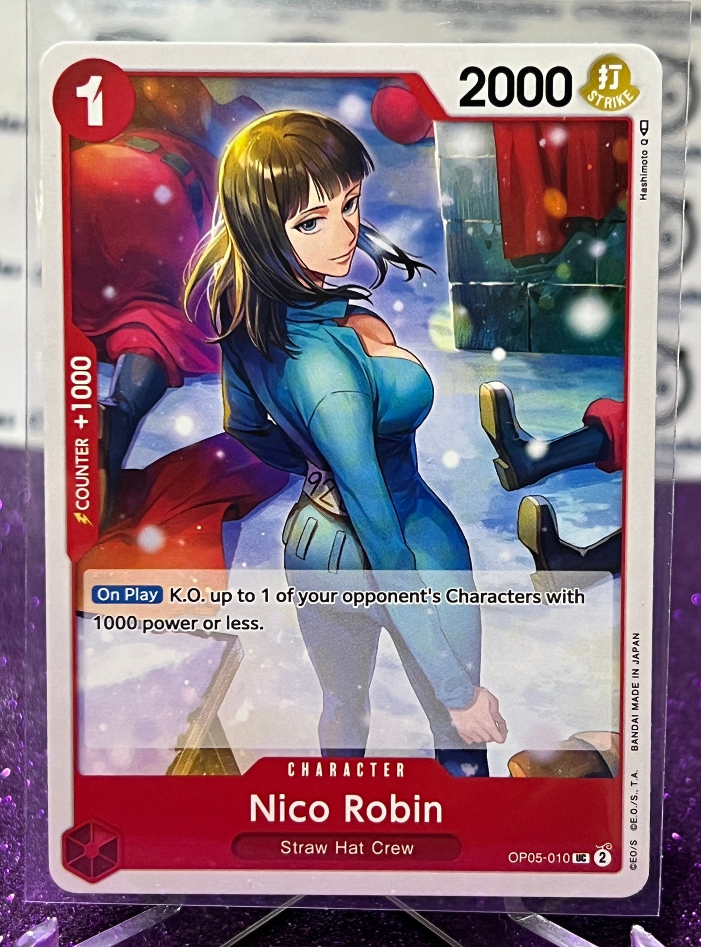 ONE PIECE NICO ROBIN # OP05-010 AWAKENING OF THE NEW ERA UNCOMMON CARD 2023