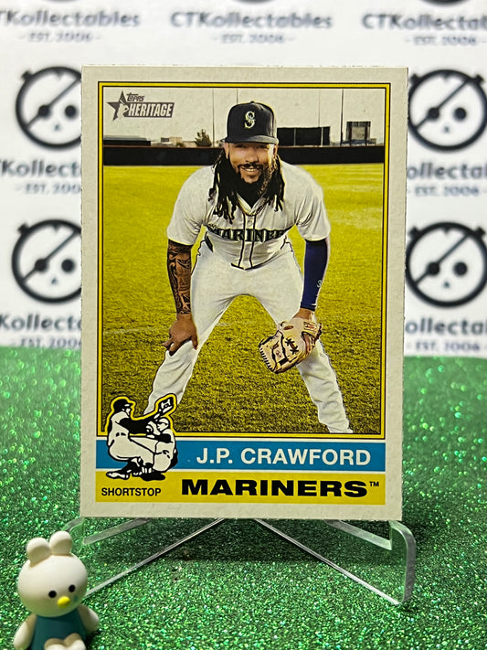 2025 TOPPS HERITAGE J.P. CRAWFORD # 171 SEATTLE MARINERS BASEBALL CARD