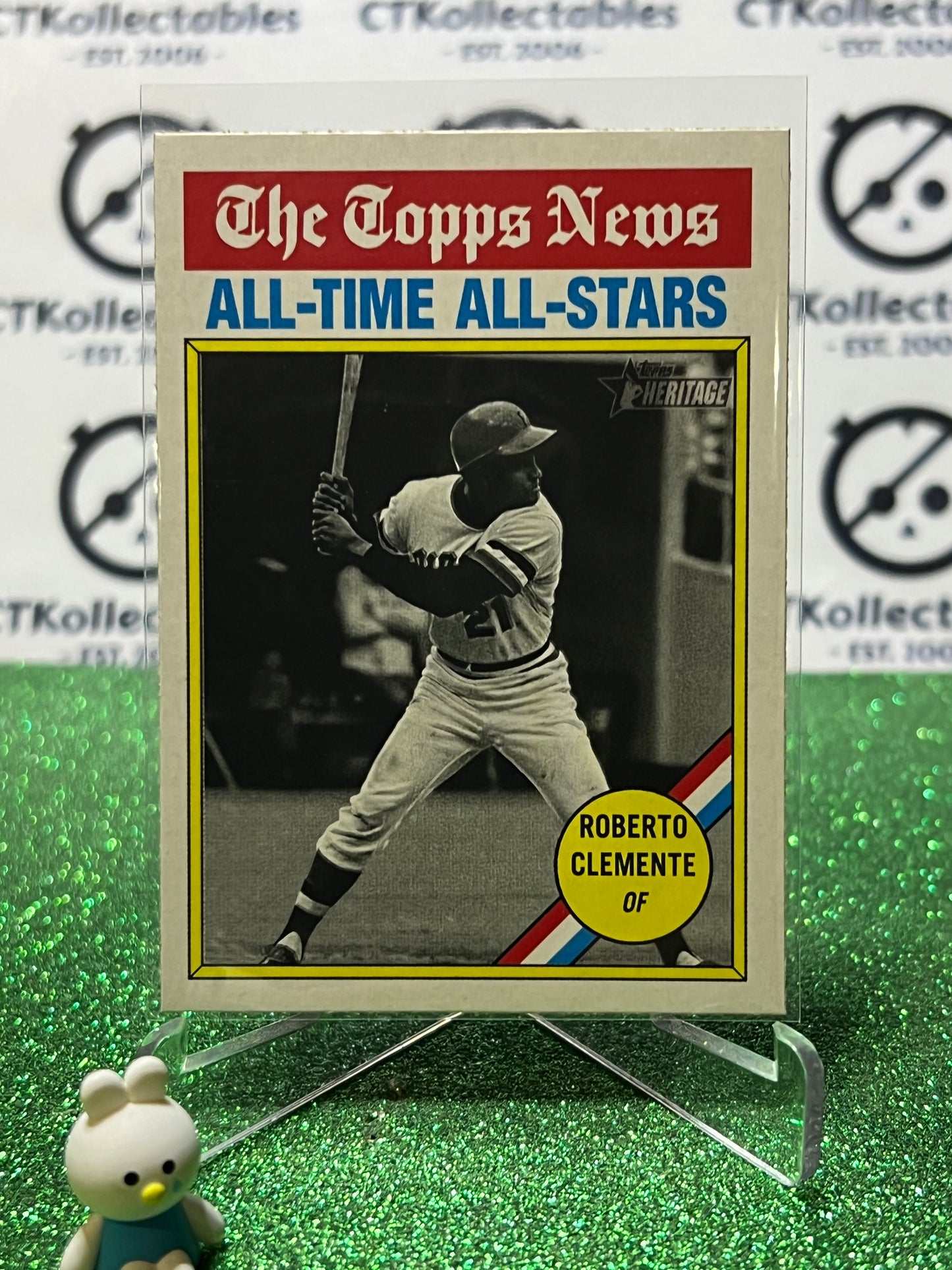 2025 TOPPS HERITAGE ROBERTO CLEMENTE # 345 PITTSBURGH PIRATES BASEBALL CARD