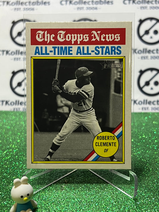 2025 TOPPS HERITAGE ROBERTO CLEMENTE # 345 PITTSBURGH PIRATES BASEBALL CARD