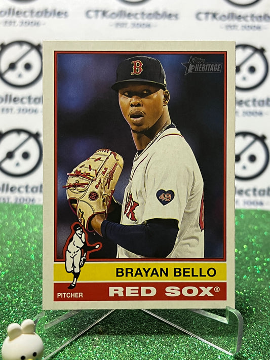 2025 TOPPS HERITAGE BRAYAN BELLO # 384 BOSTON RED SOX BASEBALL CARD
